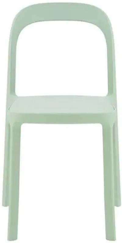 Set of 2 Clemmie Indoor/Outdoor Side Chairs - Green