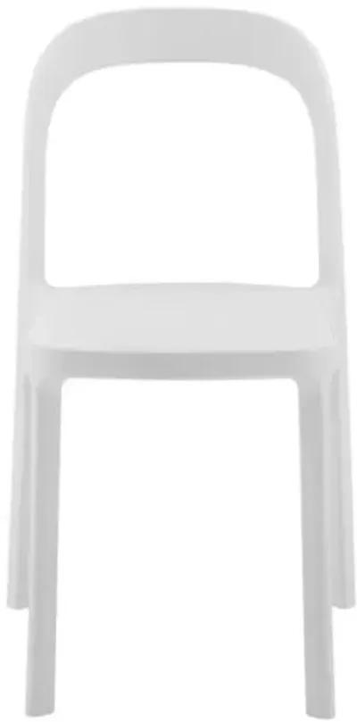 Set of 2 Clemmie Indoor/Outdoor Side Chairs - White