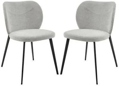 Set of 2 Caspia Side Chairs - Gray