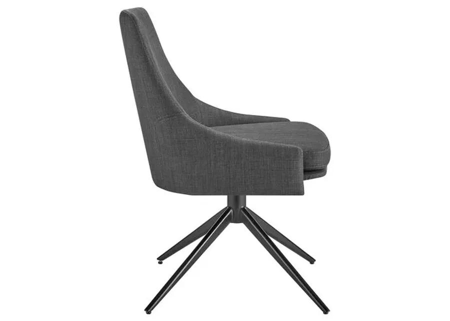 Hygge Twist Swivel Side Chair - Gray