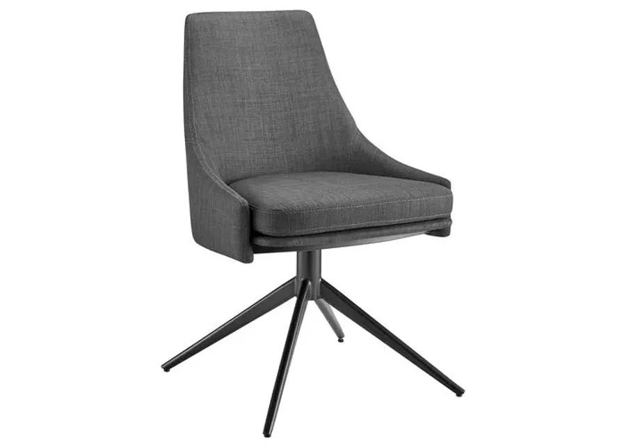 Hygge Twist Swivel Side Chair - Gray