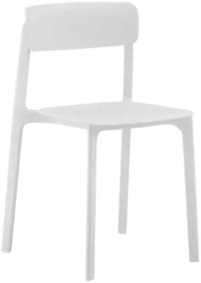 Set of 2 Perri Indoor/Outdoor Side Chairs - White