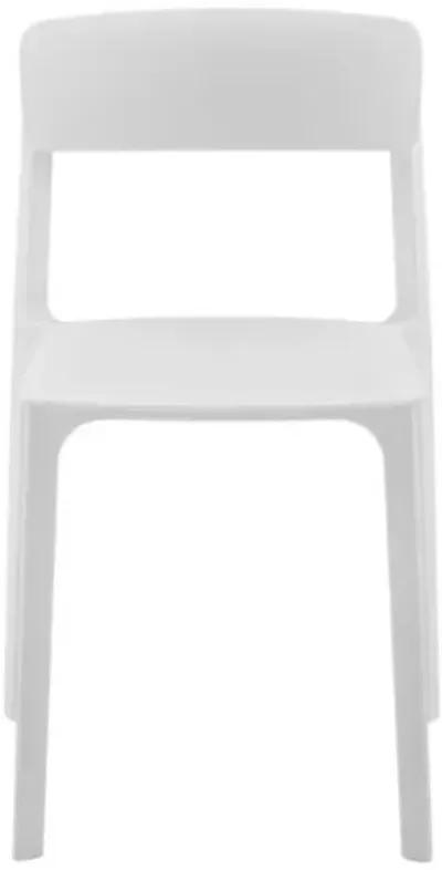 Set of 2 Perri Indoor/Outdoor Side Chairs - White