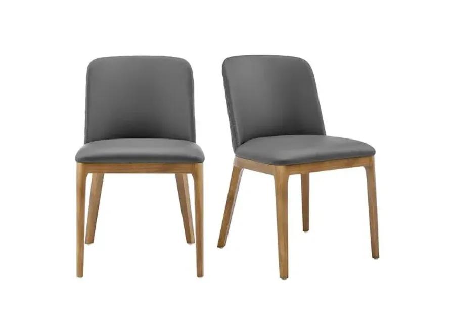 Set of 2 Quinnland Side Chairs - Gray