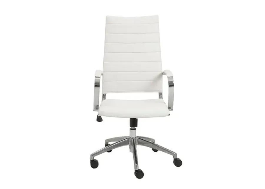 Osbert High Back Office Chair - White