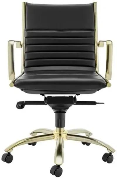 Bungie Comfort Low Back Office Chair - Black