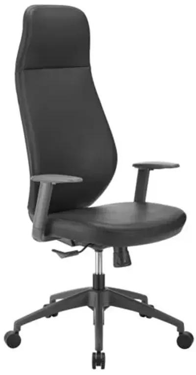 Tevin High Back Office Chair - Black