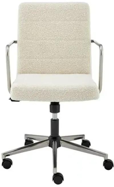 Thalberg Low Back Office Chair - Ivory