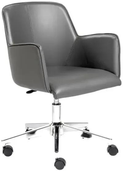 Solstice Pro Office Chair - Gray Leatherette