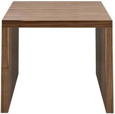 Duke 24" Side Table - Walnut - Brown