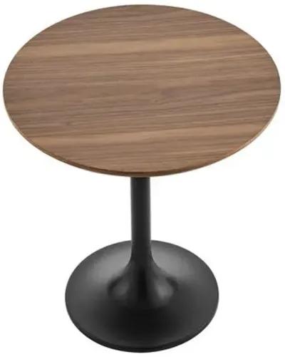 Aiden 20" Round Side Table - Brown