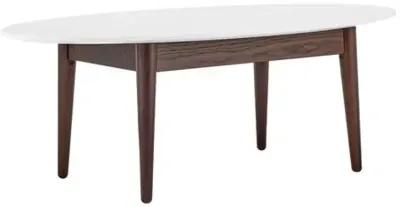 Whitewood Coffee Table - White/Walnut