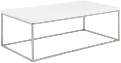 Lustra Rectangular Coffee Table - White