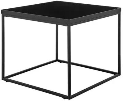 Lustra Square Side Table - Black