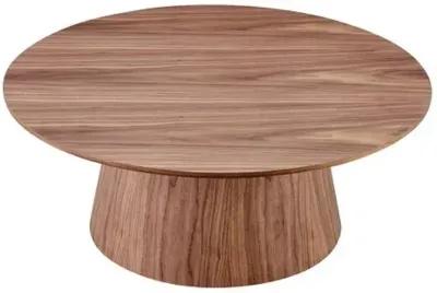 Dexter 36" Round Coffee Table - Brown