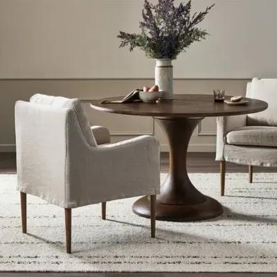 Aurelia Linen Slipcover Dining Chair - Amber Lewis x Four Hands - Beige