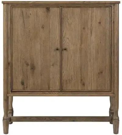 Bari Oak Bar Cabinet - Amber Lewis x Four Hands - Brown