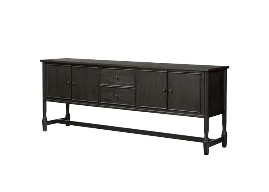 Bari Oak Sideboard - Amber Lewis x Four Hands - Black