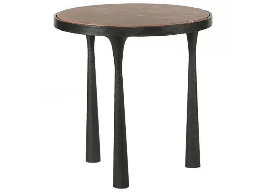 Billings Marble End Table - Amber Lewis x Four Hands - Brown