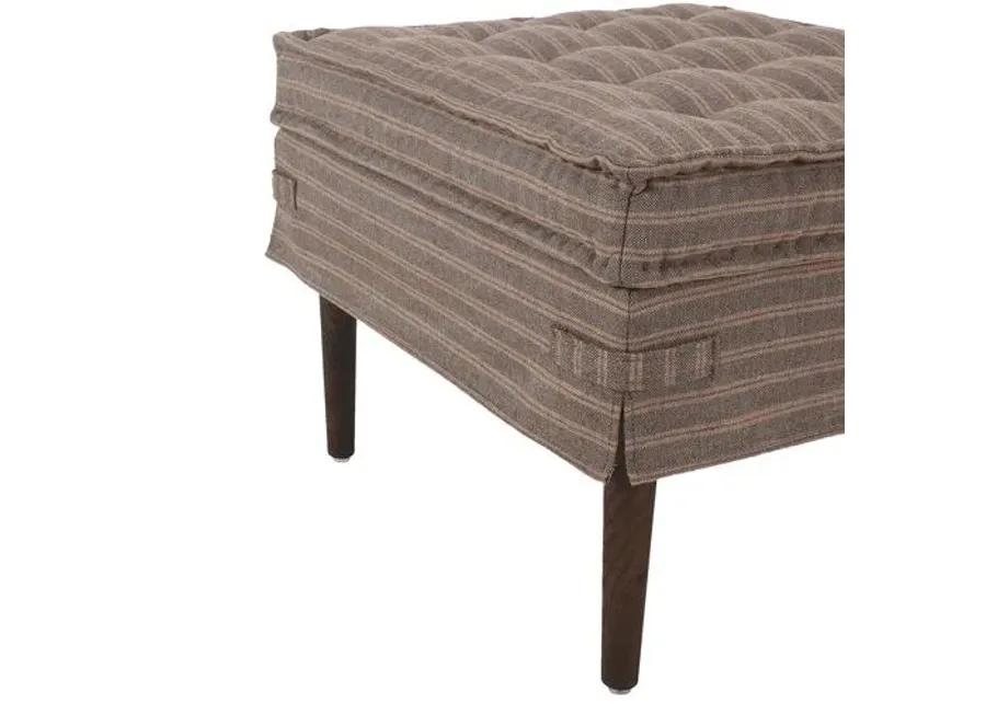 Cole Small French Mattress Ottoman - Amber Lewis x Four Hands - Brown