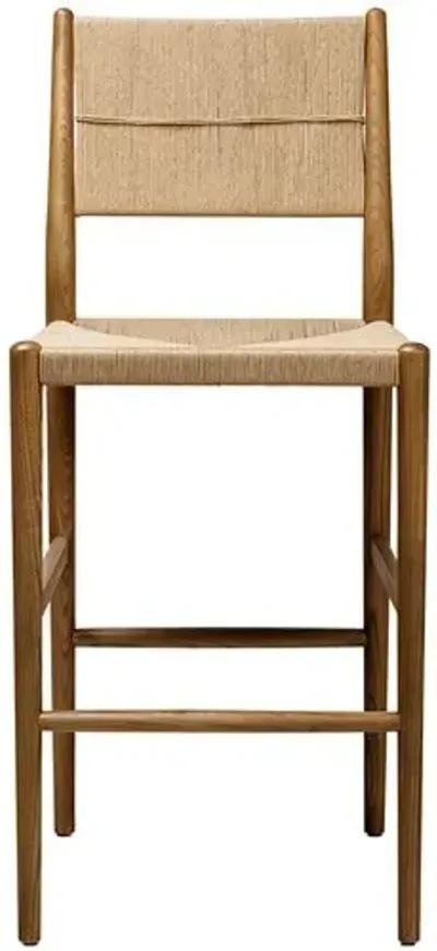 Dara Bar Stool - Amber Lewis x Four Hands - Beige