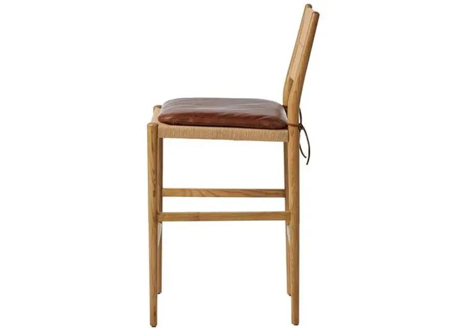 Dara Bar Stool - Amber Lewis x Four Hands - Brown