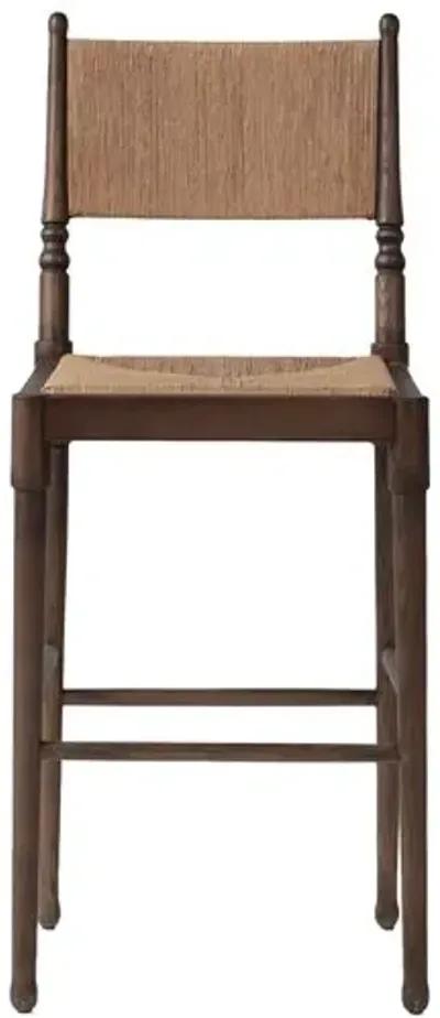 Fayth Bar Stool - Amber Lewis x Four Hands - Brown