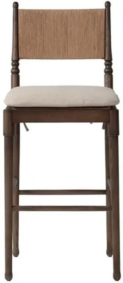 Fayth Bar Stool - Amber Lewis x Four Hands - Beige