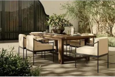 Lumi Outdoor 98" Teak Dining Table - Amber Lewis x Four Hands