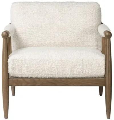 Warren Bouclé Accent Chair - White - Amber Lewis x Four Hands, Comfortable, Durable