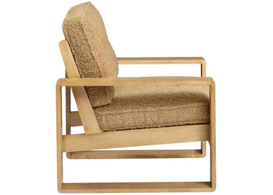 Finn Lounge Chair - Tulsi Home - Brown