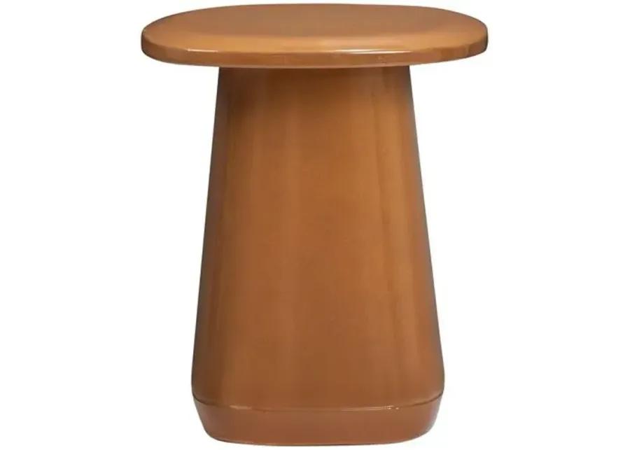 Orlie Indoor/Outdoor Side Table - Tulsi Home - Brown