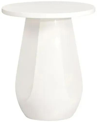 Emerson Indoor/Outdoor Side Table - Tulsi Home - White