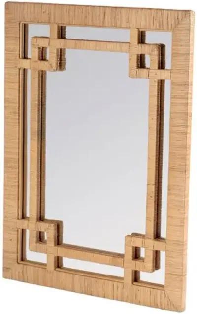 Neptune Rattan Wall Mirror - Natural