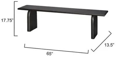 Arc Bench - Jamie Young Co. - Black