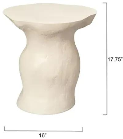 Sculpt Side Table - Jamie Young Co. - White