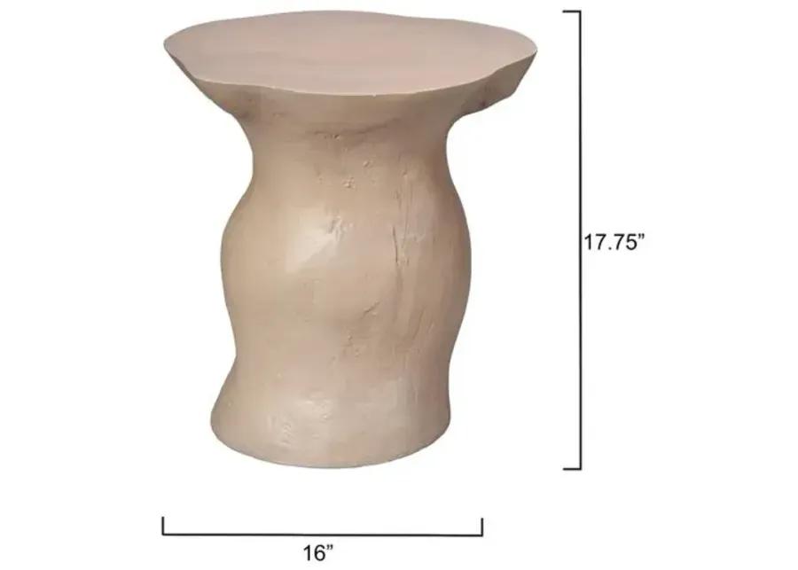 Sculpt Side Table - Jamie Young Co. - Brown