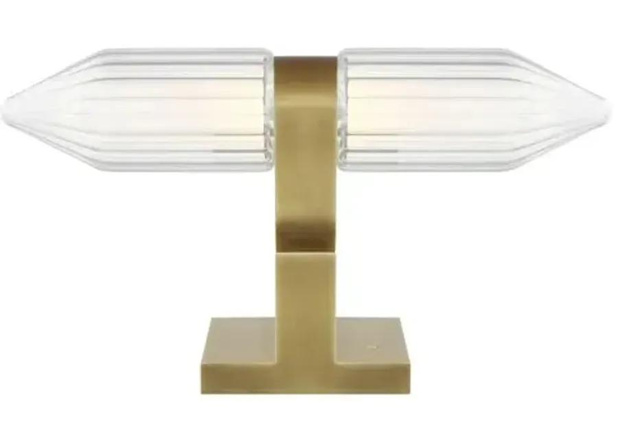 Visual Comfort - Langston Indoor/Outdoor Table Lamp - Gold