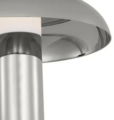 Visual Comfort - Louver Indoor/Outdoor Medium Table Lamp - Silver