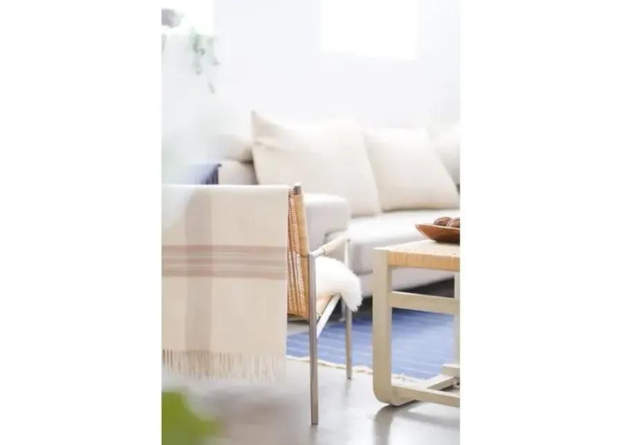 Geneva Throw - Ivory/Taupe - Pom Pom at Home