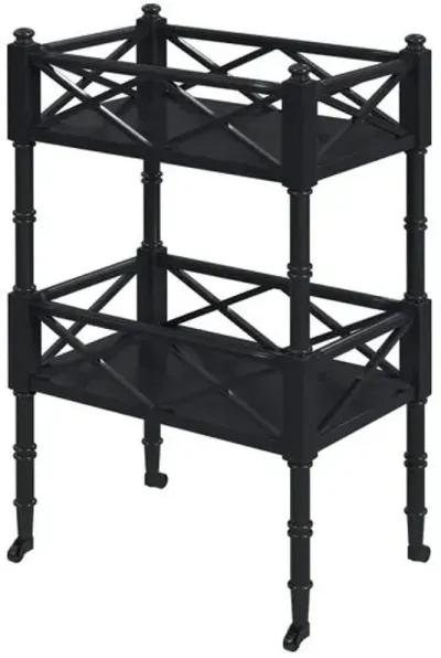 Kerry 2-Tier Bar Cart - Black