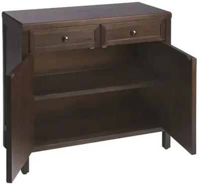 Dorit Two Door Cabinet - Coffee - Brown