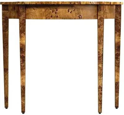 Clark Burl 36" Console Table - Brown