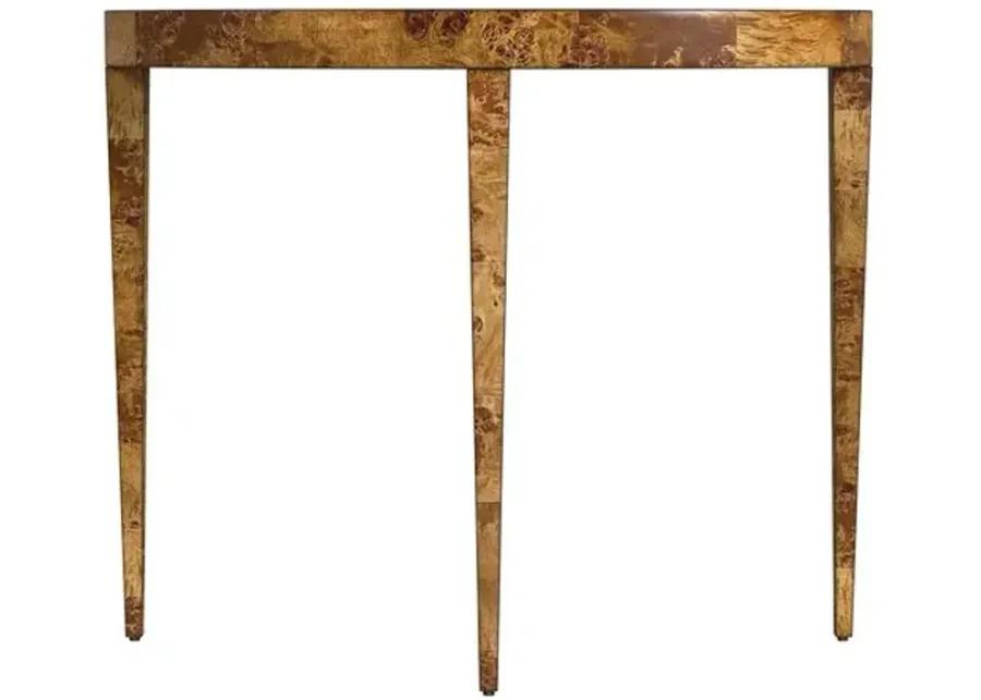 Marilyn Burl Console Table - Brown