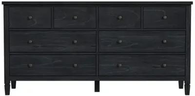 Myrtle 8-Drawer Dresser - Black