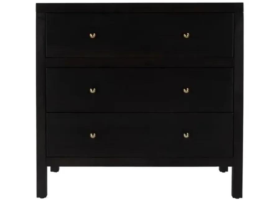 Charlie 3-Drawer Chest - Brown