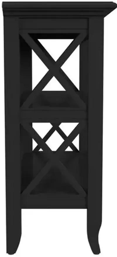 Agnes 32"W Bookcase - Black