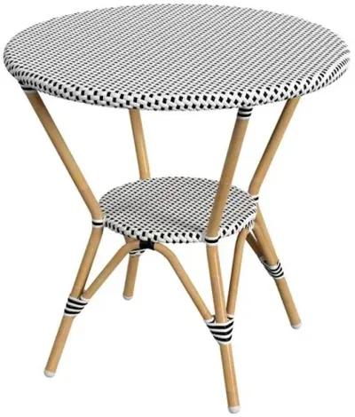 Kye Rattan Outdoor Round Bistro Table - Multi