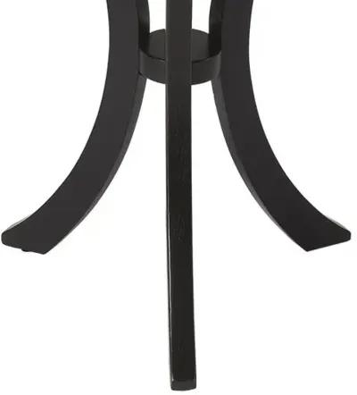 Lilly Curved Side Table - Black