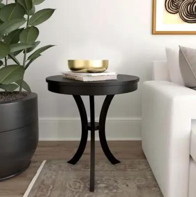 Lilly Curved Side Table - Black